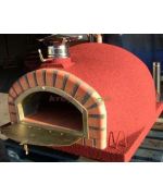Pizza pec PIZZAJOL 90 s komínom vpredu izolovaná