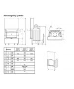 Kobok Chopok Kazeta VD 740/500 Krbová vložka 
