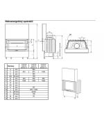 Kobok Chopok Kazeta VD 800/500 Krbová vložka