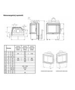 Kobok Chopok R90 S/330 P 670/500 Teplovzdušná kozubová vložka