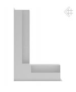 Tunelová mriežka rohová LUFT 600x400x90 ľavá - biela