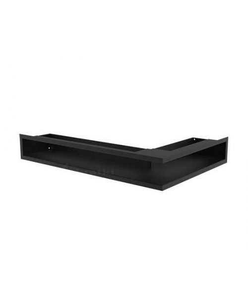 Tunelová mriežka rohová LUFT 600x400x90 ľavá - čierna