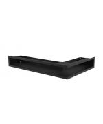 Tunelová mriežka rohová LUFT 600x400x90 ľavá - čierna