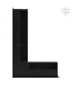 Tunelová mriežka rohová LUFT 600x400x90 ľavá - čierna