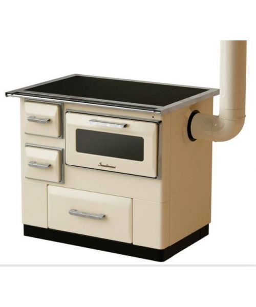 Sporák Elegant New Line - sklo pravý kremový