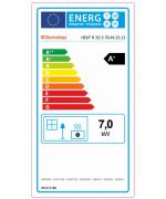Romotop HEAT R 2g S 70.44.33.13 - krbová vložka rohová s ohýbaným sklom