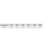 Objímka ø120 mm nerez