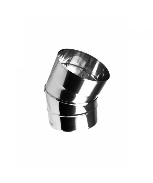 Koleno ø130/30° pevné, nerez