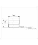 Kondenzačná ímka bočná ø150 mm nerez