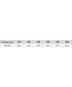 Objímka ø160 mm nerez