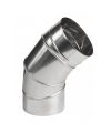 Koleno ø200/90° regulovatelné, nerez