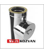 Dvierkový diel okrúhly ø120 mm nerez