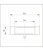 Kondenzačná ímka ø120 mm nerez