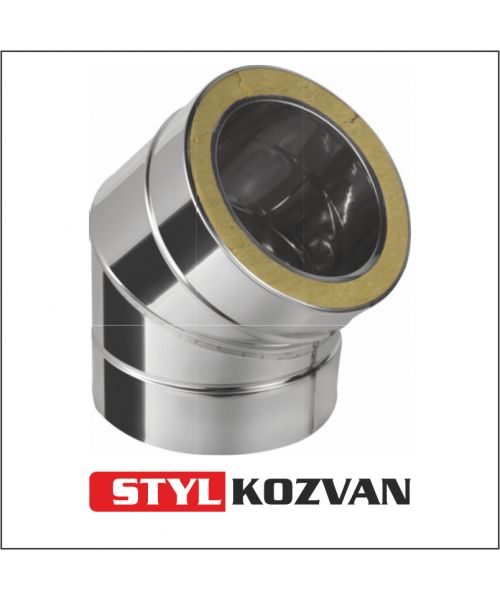 Koleno ø120 mm nerez - 30°