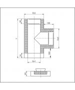 Dvierkový diel okrúhly ø130 mm nerez