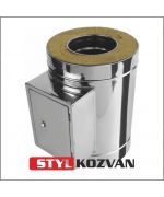 Dvierkový diel ø130 mm nerez s dvierkami 140x210