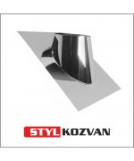 Prechod strechou 35° ø130 mm nerez