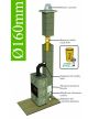 Komín priemer Ø160mm /uhol 90° Komínový systém SKC-CM UNIWERSAL CJ Blok