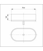 Sopúch ovál 120/220/ mm nerez