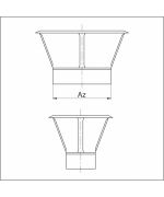 Sopúch ovál 120/220/ mm nerez