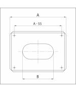 Sopúch ovál 120/220/ mm nerez