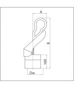 Sopúch ovál 120/220/ mm nerez