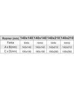 Komínová dvířka 140x270 nerez