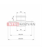 Kondenzační ímka ø60 mm nerez kondenz