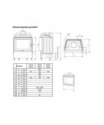 Kobok Chopok Kazeta 600/500 Krbová vložka 