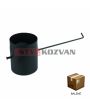 Klapka ø130 mm s dlouhým táhlem kouřovod