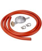 Regulátor plynu C31-30, 28-30 mbar, UK8 mm, EN16129, 2x spona, hadica 1,5 m