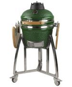 Gril Strend Pro Kamado Egg 16", priemer 33,50 cm, gril výška 73 cm, čierny, 40x57x97,50 cm