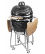 Gril Strend Pro Kamado Egg 16", priemer 33,50 cm, gril výška 73 cm, čierny, 40x57x97,50 cm