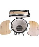 Gril Strend Pro Kamado Egg 16", priemer 33,50 cm, gril výška 73 cm, čierny, 40x57x97,50 cm