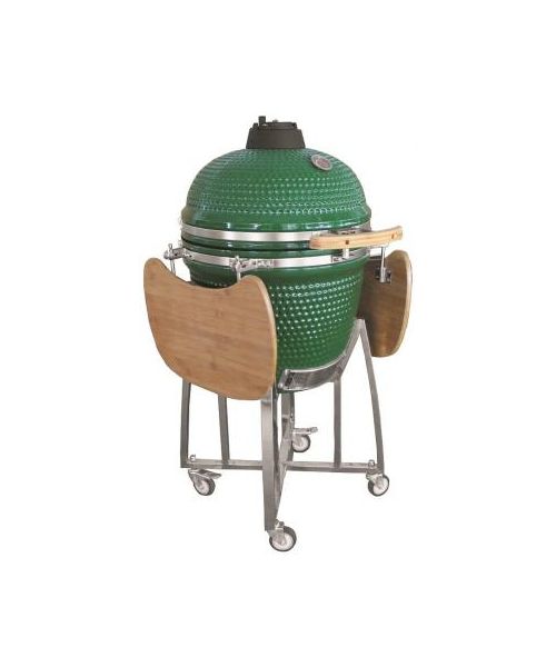Gril Strend Pro Kamado Egg 21", priemer 46,7 cm, gril výška 91 cm, čierny, 130x73x122 cm