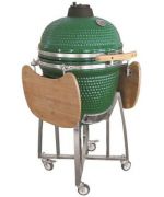 Gril Strend Pro Kamado Egg 21", priemer 46,7 cm, gril výška 91 cm, čierny, 130x73x122 cm