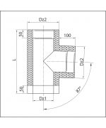 Sopúch ø160 mm nerez - 87°
