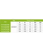Rozdělovací box 16x63mm/200 mm