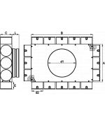 Rozdělovací box 16x75mm/200 mm