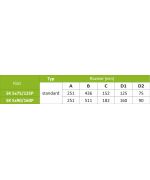 Rozdělovací box ZN 5x90/160 přímý