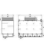 Rozdělovací box 10x75mm/200 mm - priamy