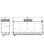 Rozdělovací box 18x90mm/200 mm - priamy