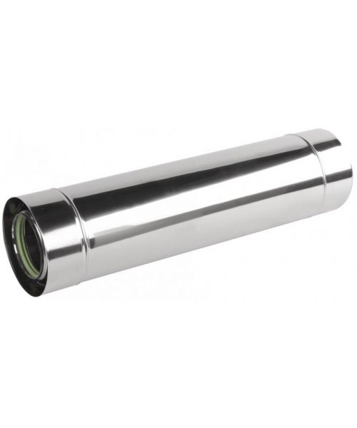 Roura rovná ø100/150 mm nerez kondenz - 500 mm