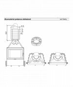 Akumulační prstenec obkladový APOS-190 - šamot - 1 řada - KOBOK