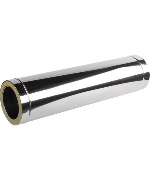Roura rovná ø180 mm nerez - 1000 mm