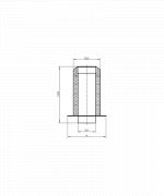 Prodloužení komína ø200 nerez - 1000mm