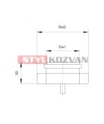 Kondenzační ímka ø80/125 mm nerez kondenz