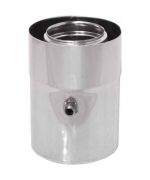 Rúra s odtokem kondenzu ø80/125 mm nerez kondenz