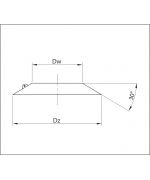 Protidešťová manžeta B ø160 mm nerez