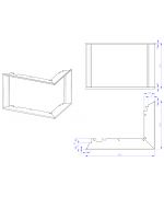 RÁMEK HR2SG RAM04 krycí, polohluboký, univerzální